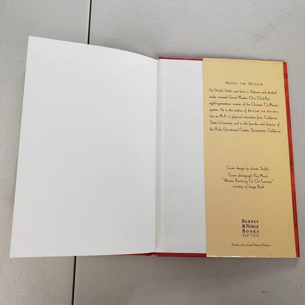 Beginning T'ai Chi Tri Thong Dang Hardcover 1999 Illustrated Tai Chi Guide